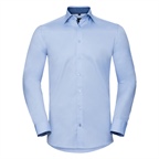 Męska koszula  Tailored Contrast Herringbone Shirt | Russell