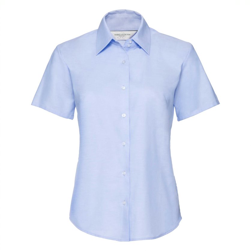 Koszula z krótkim rękawem, łatwa w pielęgnacji, Oxford | Russell