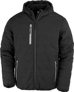 Kurtka Black Compass Winter Jacket Black/Grey R240X 100% Polyester z recyklingu