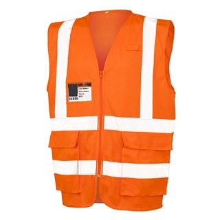 Executive Cool Mesh Safety Vest Fluorescent Orange 2XL 120g, 100% Poliestrowa Siatka